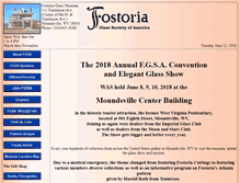 Tablet Screenshot of fostoriaglass.org